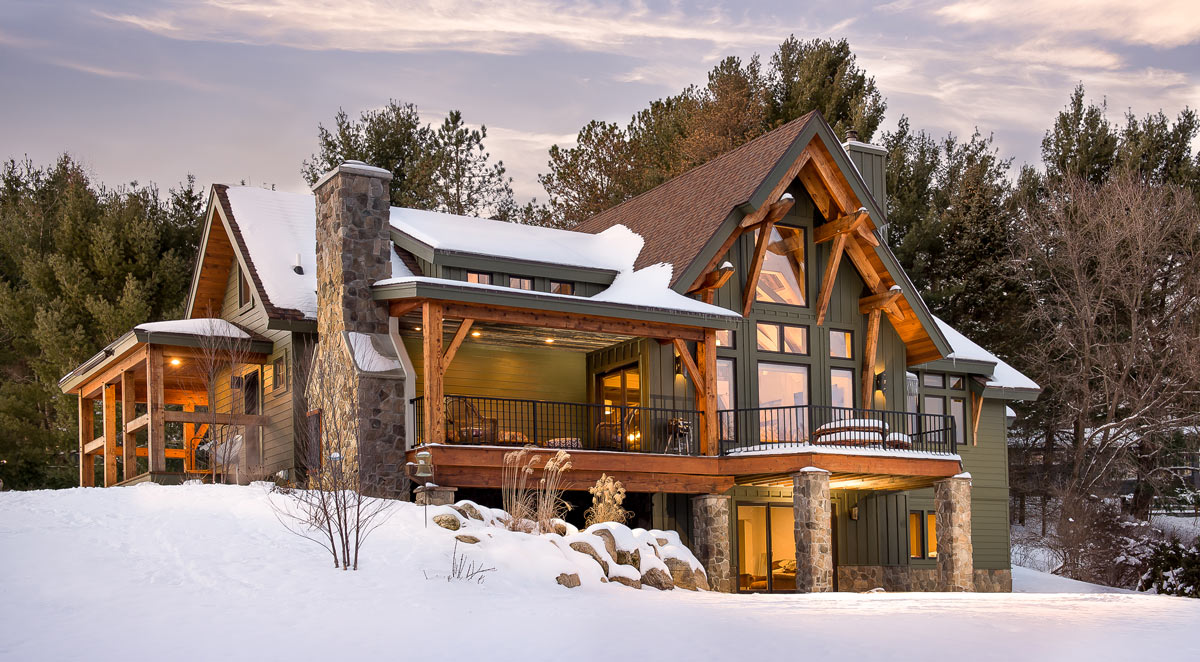 Deep Creek Lake Timber Frame Cabin Builder